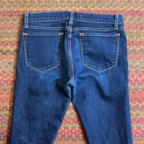 J Brand Dark Wash Low Rise Pencil Leg Skinny Jeans - Image 5