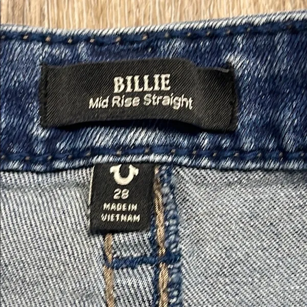 True Religion “Billy” Mid-Rise Women's Straight Leg Jeans - Image 7