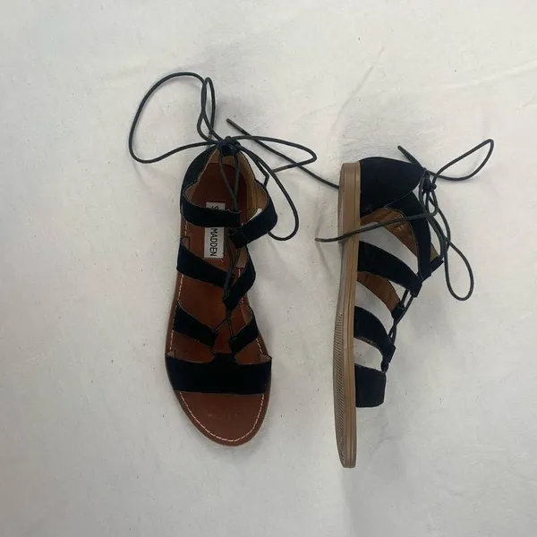 Steve Madden Gabriela Gladiator Sandals in Black Size 6.5 - Image 2