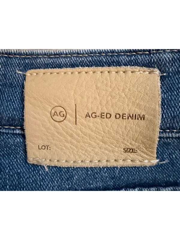 AG Adriano Goldschmied Ex-Boyfriend Slouchy Slim‎ Blue Jeans Size 24R Distressed - Image 11