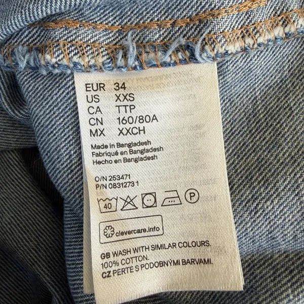 H&M Womens Denim Blue One Piece - Image 4