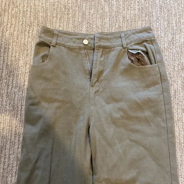 Rumored wide leg pants Green - Image 2