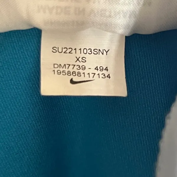 Nike Womens 2-in-1 Running Shorts Blue Compression Liner Size XS Toggle‎ Waist - Image 10
