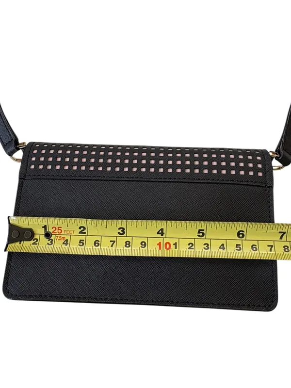 EUC Kate Spade Leather Cameron Street Perforated Arielle Crossbody Bag Black - Image 7