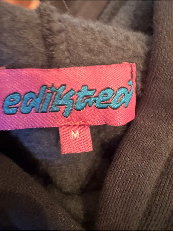 Edikted Bonney Bow Detail Hoodie - Dark Gray (Size Medium) - Image 3