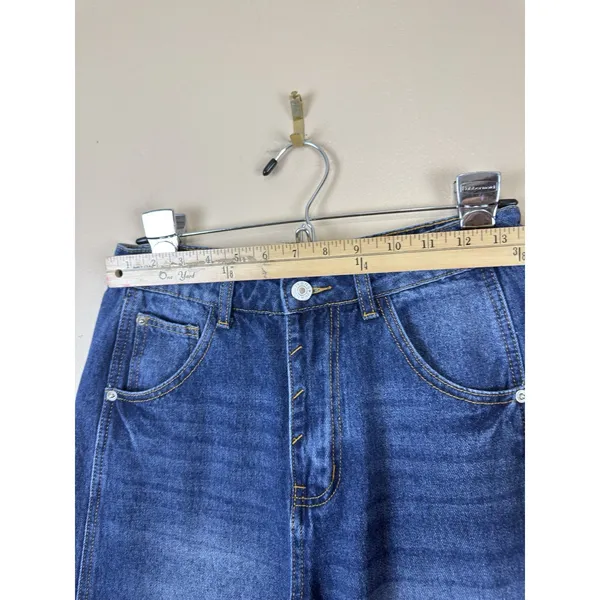 Baggy Jeans Women’s Size 4 Blue Medium Wash Barrel Y2K Grunge 80s 90s VTG - Image 11