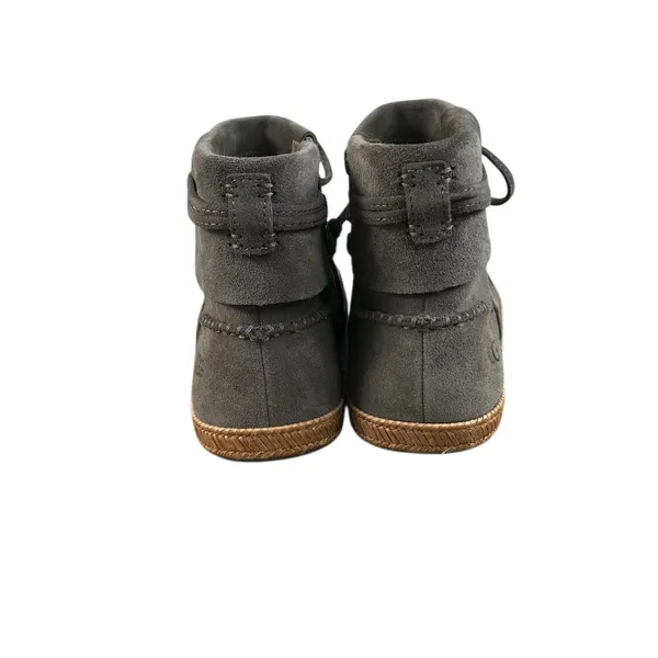 UGG Reid Ankle Suede Bootie W's 7.5 Gray Everyday Comfort Versatile Cottage NWOB - Image 7