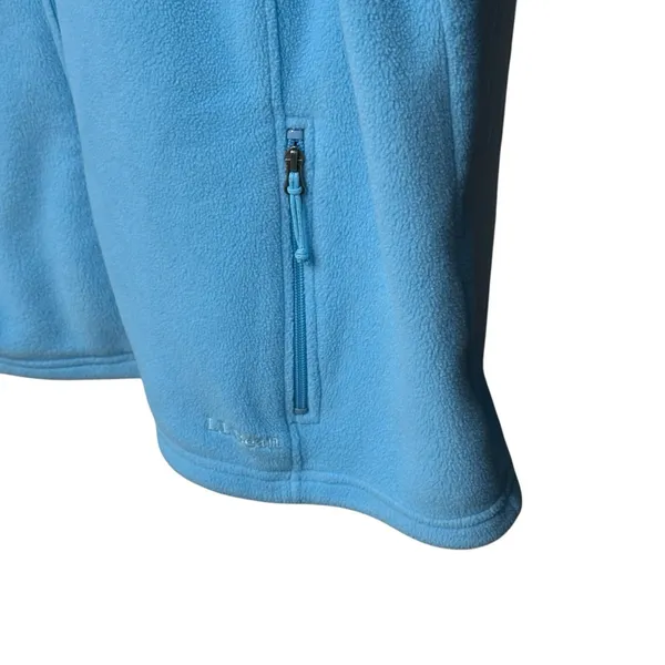 LL Bean Women's Fleece Jacket Size 3XL Sky Blue Polartec‎ Cozy Warm Campcore - Image 3
