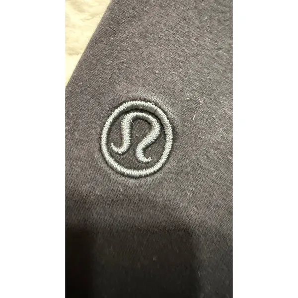 Lululemon Athletica Still Pant Black Wide Leg Cotton Yoga Lounge Size 4 - Image 5