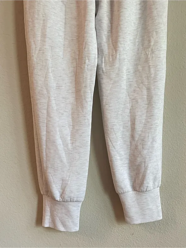 Varley Ivory Marl The Relaxed Pull On Pants Size Large - Image 13