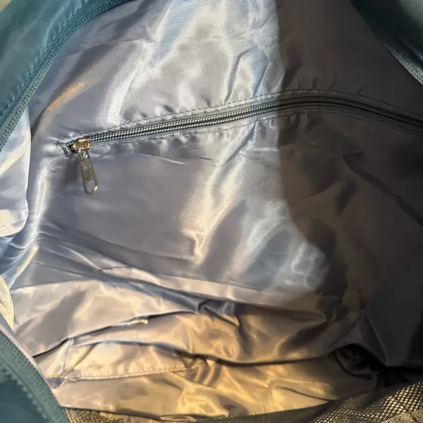 Floless Workshop Sky Blue Duffle Bag by Camill Emma - Image 7