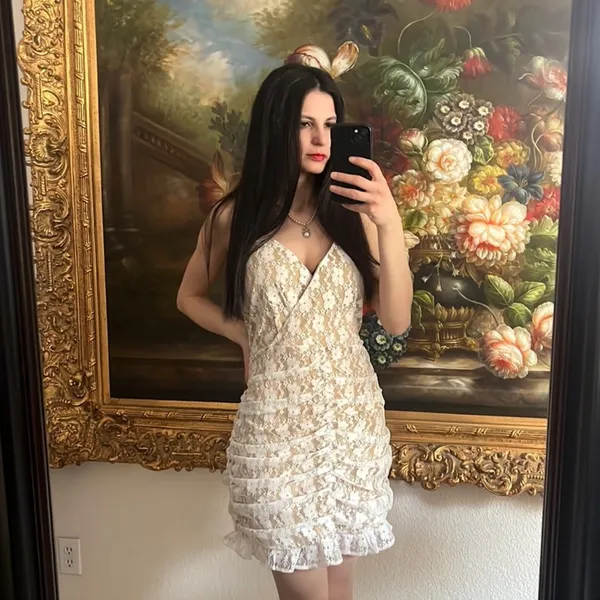 Lulus White Dress Size L - Image 2