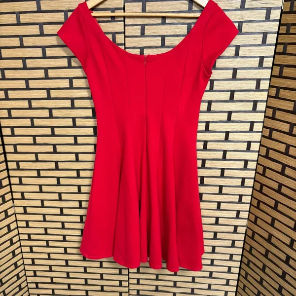 Anthropologie Bailey 44 Red Dress Size Medium - Image 2