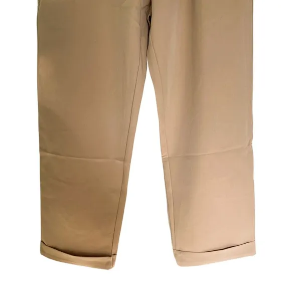 Petal & Pup Beige Tan High Waist Straight Leg Slack Pants Women’s Size 6 Chic - Image 7