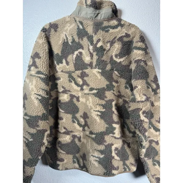 Darc Sport Wolves Lone Pine Woodland Camo Full Zip Fleece Jacket Unisex Sz M New - Image 11