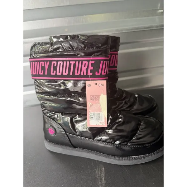NWT Juicy Couture Women Quilted Kissie Winter Boots Size 8 Waterproof Snow‎ B-1 - Image 5