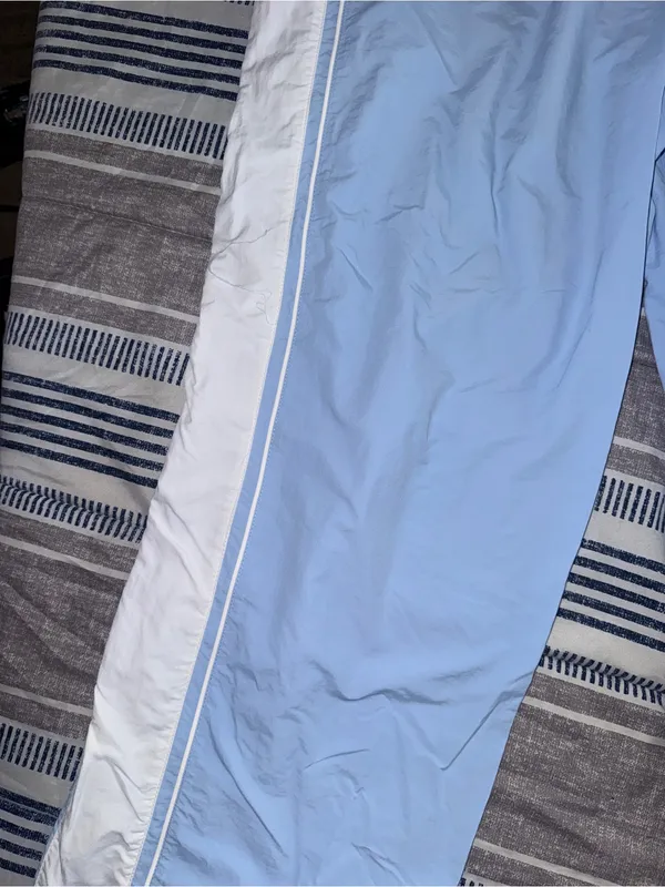 No Boundaries Light Blue & White womens Track Pants - Image 2