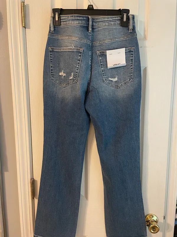 Boutique two toned jeans Blue Size 25 - Image 2