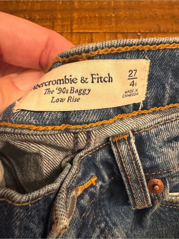 ABERCROMBIE '90s Baggy Low Rise Jeans - Image 4
