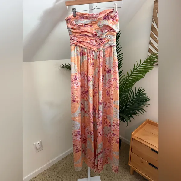 AMUR Kallia Jumpsuit size 8‎ Orange - Image 4