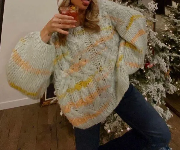 Anthropologie Jojo Cable Knit Sweater - Image 2