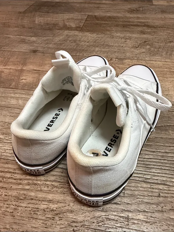Converse - White Low Top All Star Sneakers - Image 3
