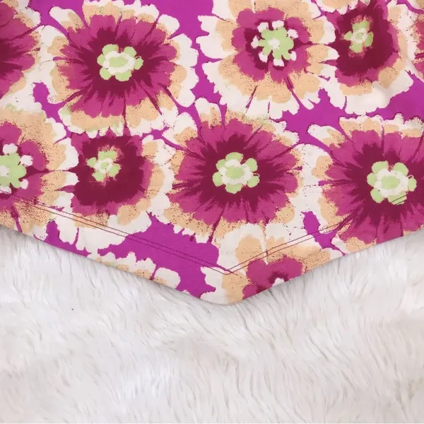 FREE PEOPLE Give Me‎ More Floral Crop Top Puff Sleeve Crisscross Back Small - Image 7