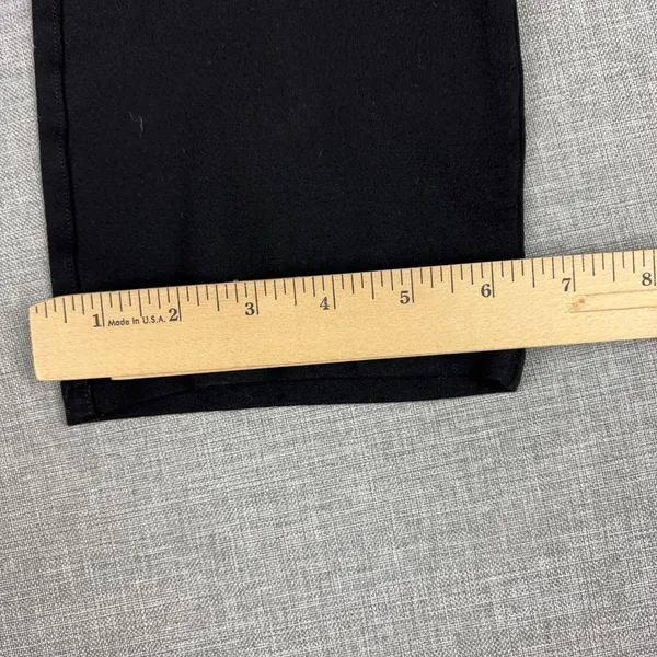 Quince Ultra Stretch Ponte Bootcut Pants Womens Medium Black Pull On Office Work - Image 5
