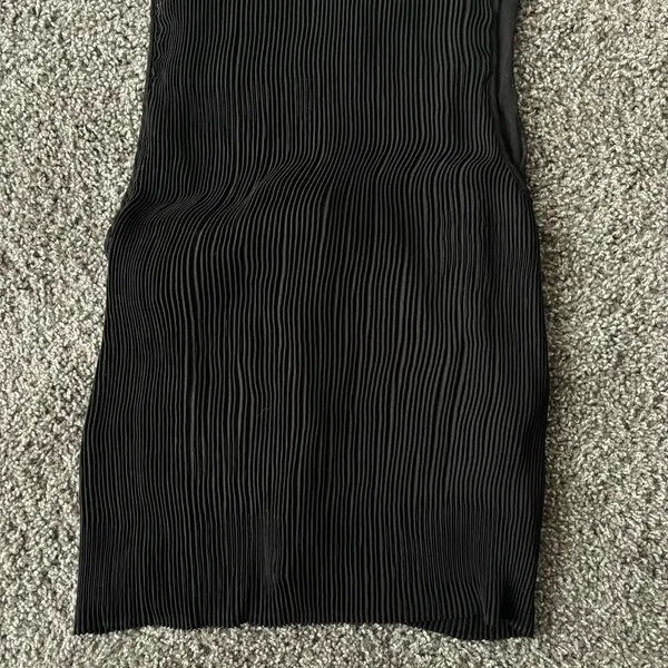 Lioness Black Mesh Mini Dress - Image 4