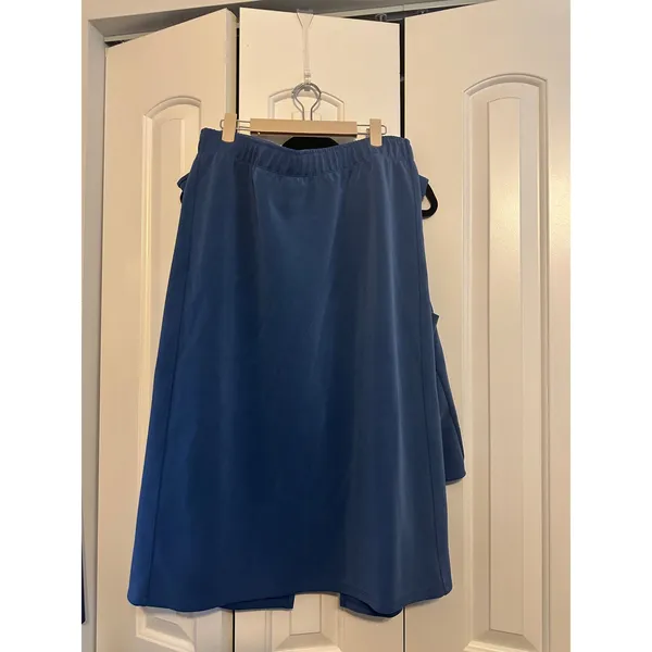 A New Day Women's XL Sleeveless Vest Top &‎ Midi Skirt Set Blue - Image 7