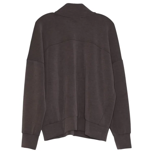 NEW Zella 1/2 Zip Pullover Oversized Athleisure Stretch Pocket Brown L Flaw - Image 3