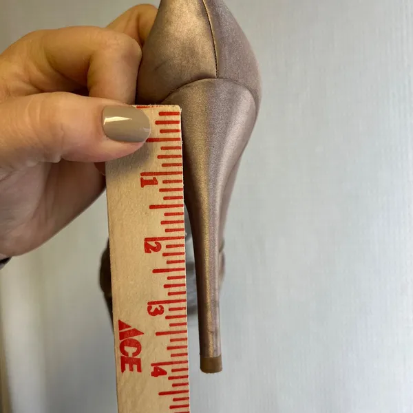 Nina New York Women Satin Peep Toe‎ Platform Stiletto Heels Shoes Size 7 37 - Image 6