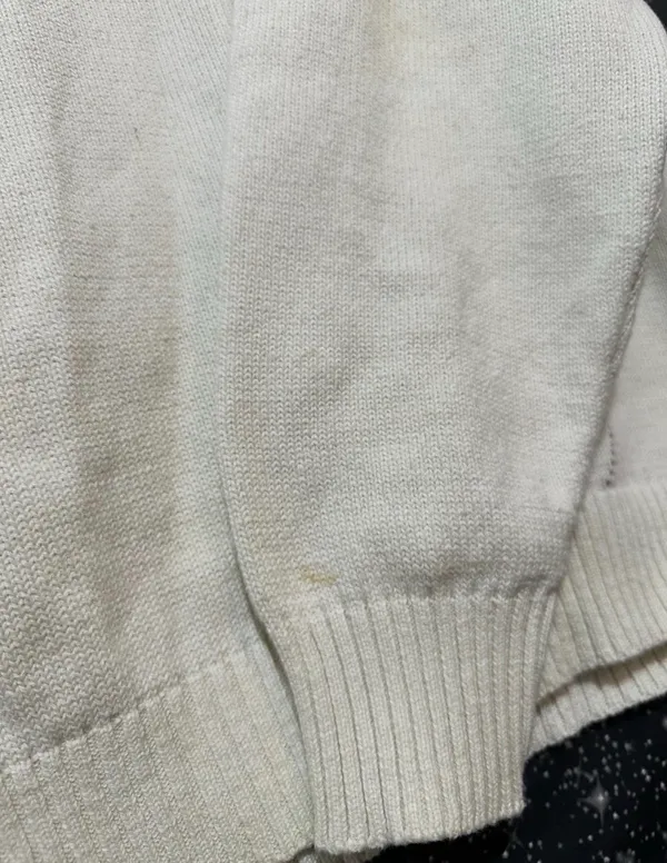 Oscar de la Renta Argyle Quater-Zip Sweater - Image 4