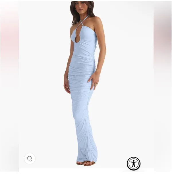 Revolve Ruched Dress - Image 2