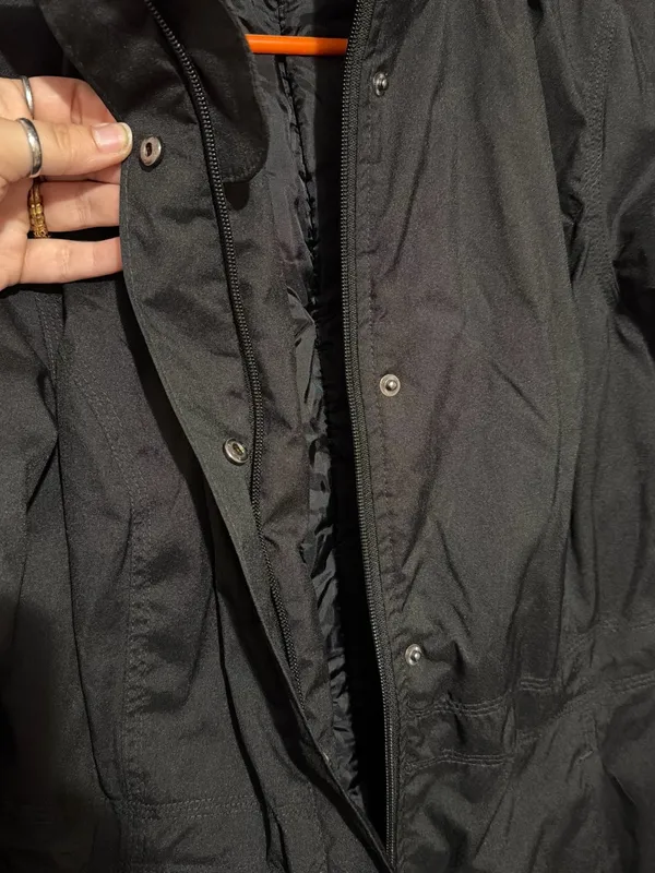 Charles River Apparel Black Hooded Women's Puffer Coat - Image 3