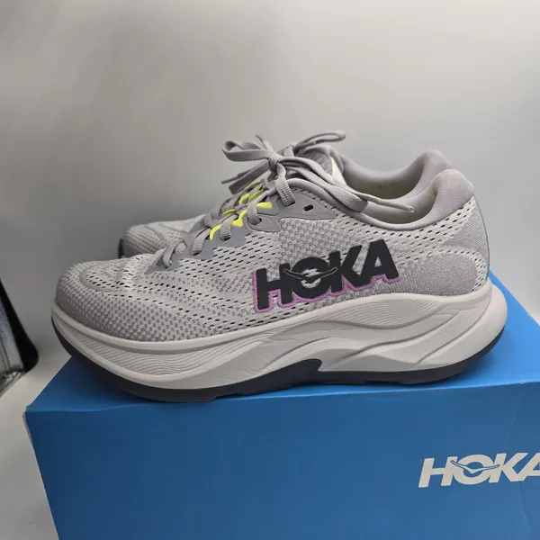 Hoka One One Women’s Running Shoes Size 8 B Grey Rincon 4 1155131-GYSK NEW - Image 2