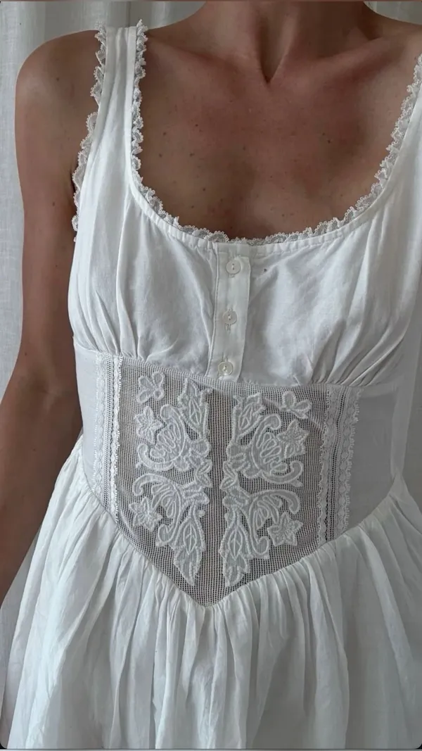 ZARA White Mini Dress - Image 5