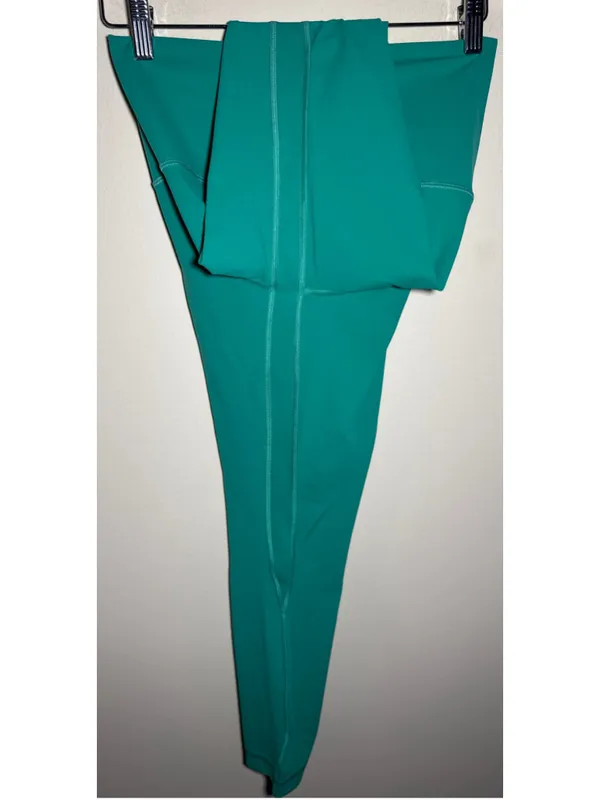 Lululemon align Leggings Sz 10 Green High Rise - Image 4