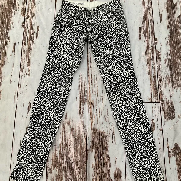 Ann‎ Taylor Modern Fit Leopard Print Light Jeans - Image 2