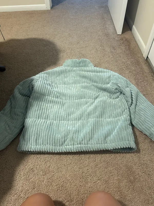 SHEIN fuzzy soft Jacket in Light blue - Image 7