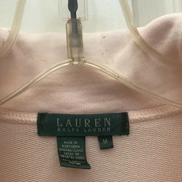 FINAL MARKDOWN Lauren Ralph Lauren French Terry Jacket medium - Image 3