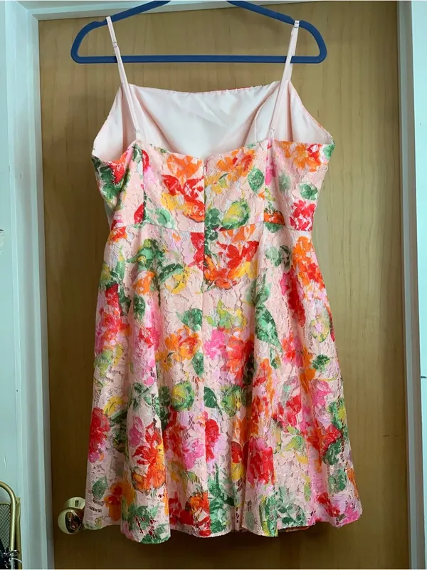 DB Studio Floral Lace Mini Dress - Wedding Guest Garden Party Size 18 - Image 4