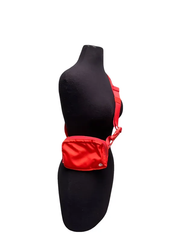 Pure Barre Red Belt Bag Crossbody Fanny Pack Athleisure - Image 2