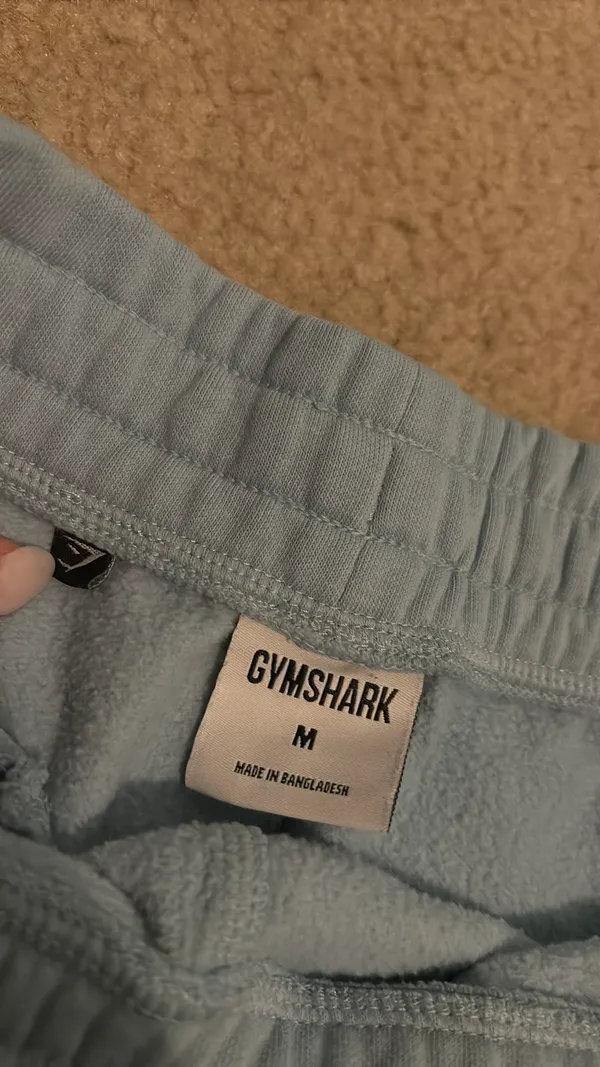 Gymshark M Iceberg Blue Crest 7” Shorts - Image 6