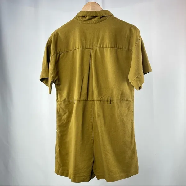 Madewell Safari Romper In Distant Olive Size Extra Small‎ - Image 7