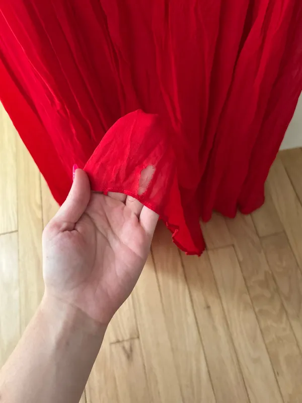 Shona Joy Moraya Dropped Waist Maxi Dress in Chilli - Image 7