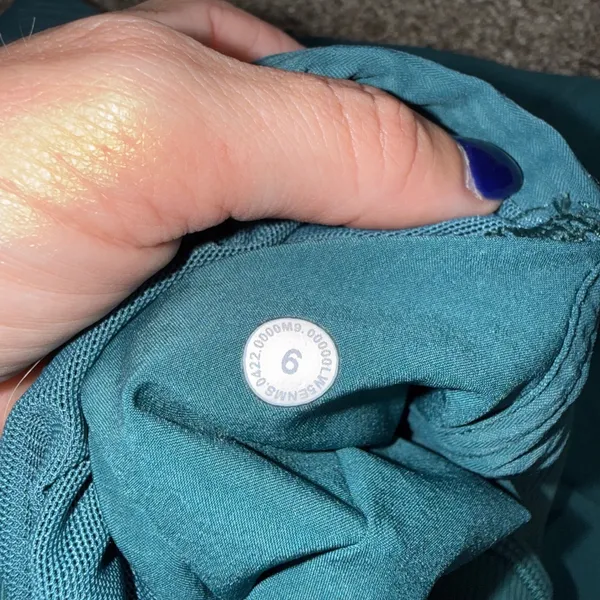 Lululemon Dance Studio Jogger Women 6 Teal Excellent Textured Activewear - Image 4