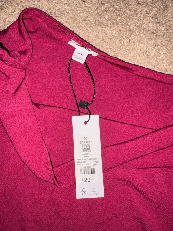 Garage Asymmetrical One-Shoulder Tank Top - Image 4