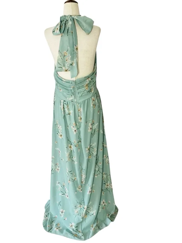 BIRDY GREY Joyce Floral Halter Maxi Dress - Image 7