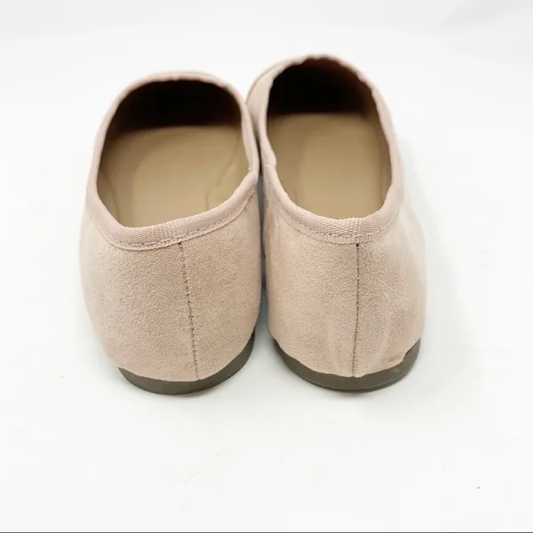 ROHB Corsica II Rose Suede Rose Gold Cap Toe Flats Size 6.5 NWT - Image 4